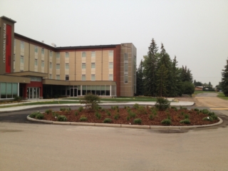 Olds College Dormitory Landscape